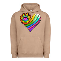 Pigment Burro Pride Heart Urban Hoodie - Jasminsmagicworld