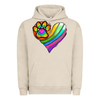 Pigment French Oak Pride Heart Urban Hoodie - Jasminsmagicworld