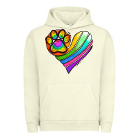 Pigment Pistachio Pride Heart Urban Hoodie - Jasminsmagicworld