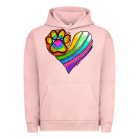 Pigment Salmon Pride Heart Urban Hoodie - Jasminsmagicworld