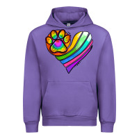 Tulip Pride Heart Urban Hoodie - Jasminsmagicworld