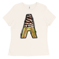 Bone softball alphabet a Ladies Tee - CowhideDigitalArt