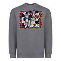 Storm 4th of July Cows Holstein Cows Heavyweight Sweatshirt - Jasminsmagicworld