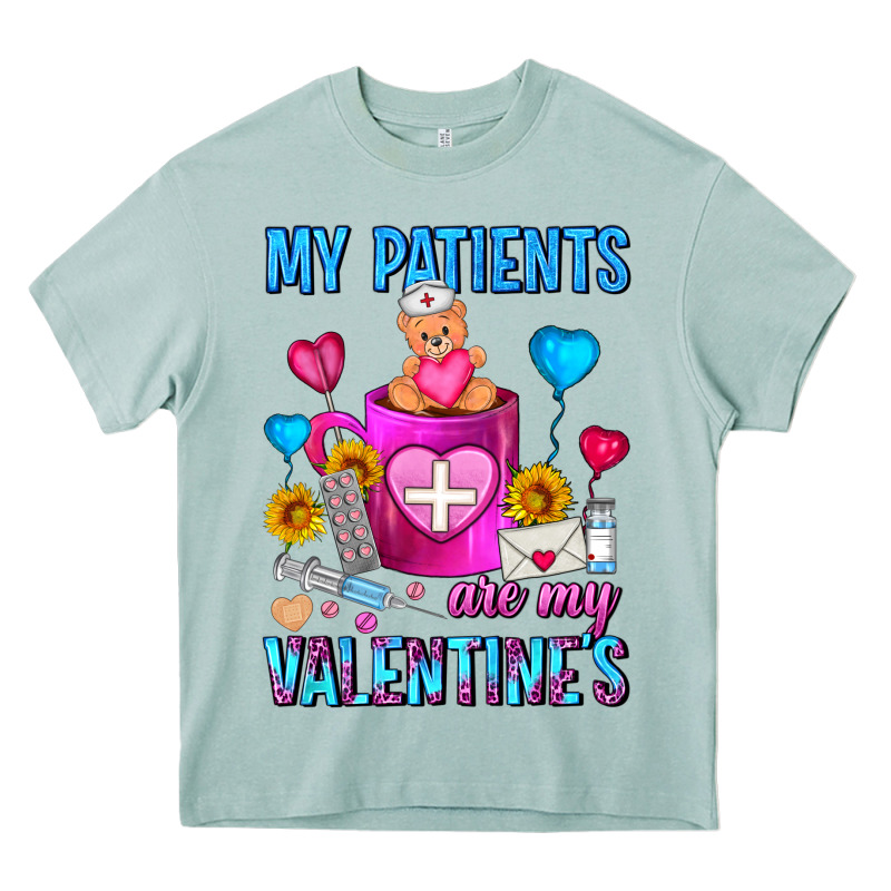 My Patients Are My Valentine Coffee Mug Heavy Core Tee by FaDigitalArtStudio | Teevron