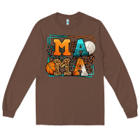 Chestnut Basketball and Volleyball mama Mother's Day Long Sleeve Tee - LillyAllenDesigns