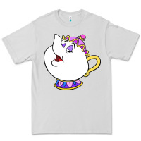 Dove Grey mrs potts Premium Tee - DesigneFamous