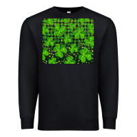 Black shamrock and plaid Premium Sweatshirt - RanaPortraitStore