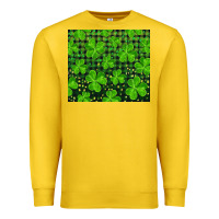 Lemon shamrock and plaid Premium Sweatshirt - RanaPortraitStore