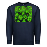 Navy shamrock and plaid Premium Sweatshirt - RanaPortraitStore