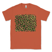 Copper leopard with green glitter Classic Tee - Artiststas