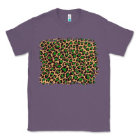 Lavender leopard with green glitter Classic Tee - Artiststas