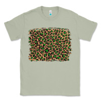 Matcha leopard with green glitter Classic Tee - Artiststas