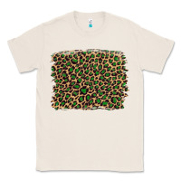 Natural leopard with green glitter Classic Tee - Artiststas
