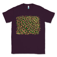 Plum leopard with green glitter Classic Tee - Artiststas