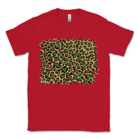 Red leopard with green glitter Classic Tee - Artiststas