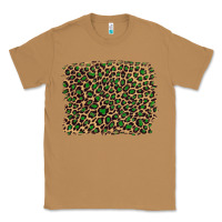 Toasted Coconut leopard with green glitter Classic Tee - Artiststas