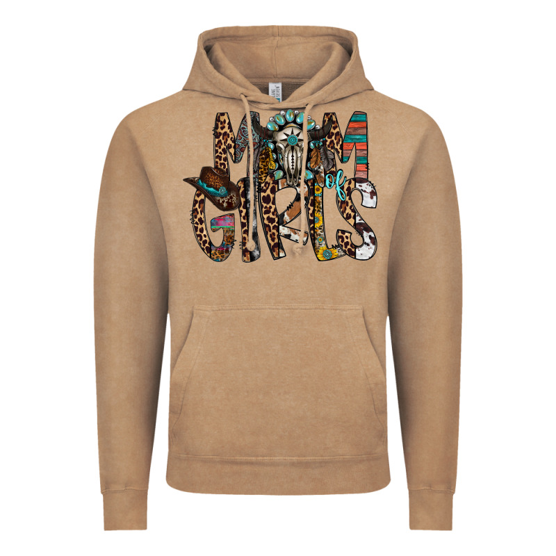 Mom Of Girls Vintage Hoodie by RacoonDesign | Teevron