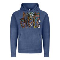 Vintage Denim mom of girls Vintage Hoodie - RacoonDesign
