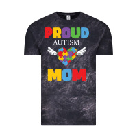 Cloud Black lil autism mom Vintage Tee - CowhideDigitalArt