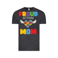 Vintage Black lil autism mom Vintage Tee - CowhideDigitalArt