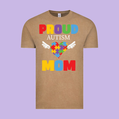 Lil Autism Mom Vintage Tee Designed By Cowhidedigitalart