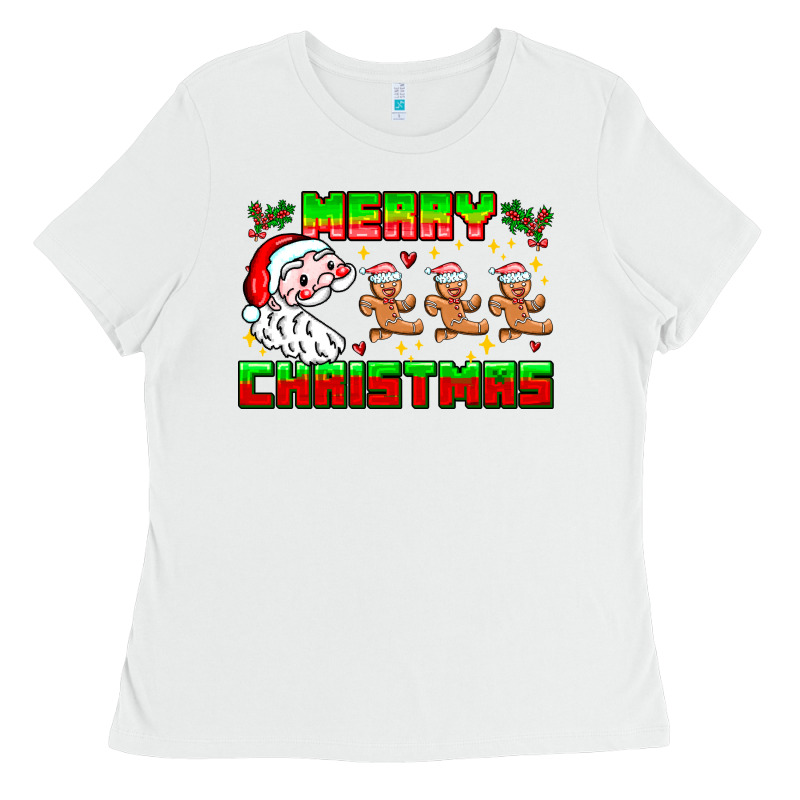 Merry Christmas Ladies Tee by CowhideDigitalArt | Teevron