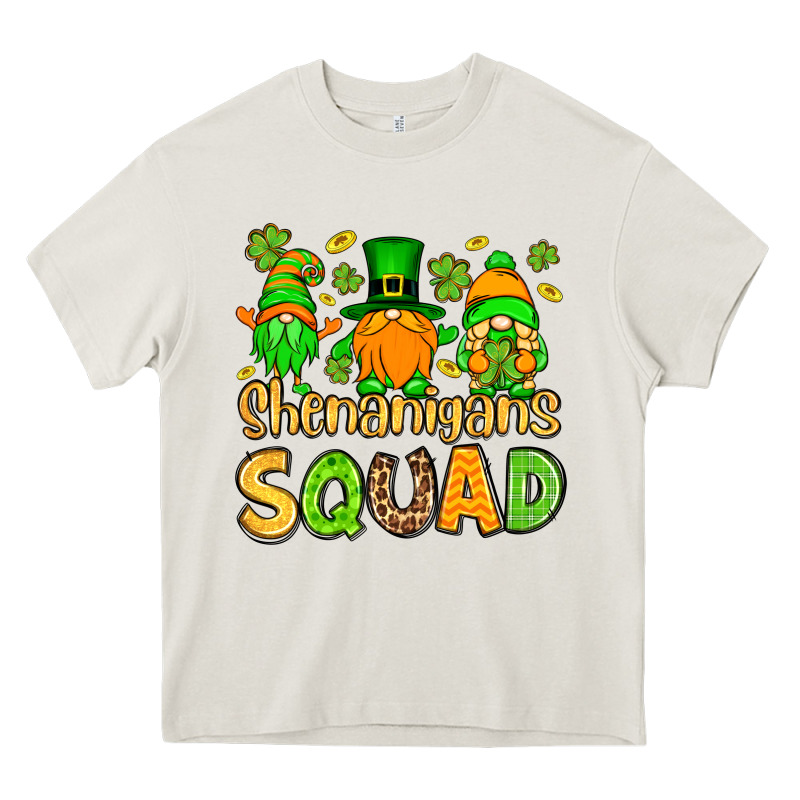 St. Patrick's Shenanigans Squad Gnomies Heavy Core Tee by OliviaCreatesArt | Teevron