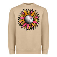 Mushroom Volleyball Sunflower Heavyweight Sweatshirt - Jasminsmagicworld