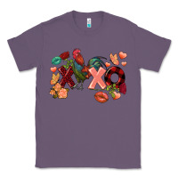 Lavender Rooster Valentine's Day xoxo Classic Tee - FaDigitalArtStudio