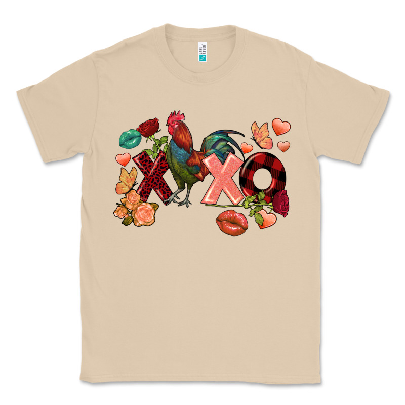 Rooster Valentine's Day Xoxo Classic Tee by FaDigitalArtStudio | Teevron