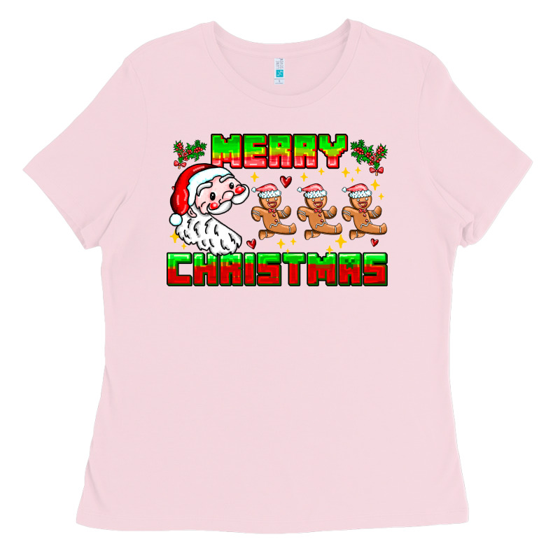 Merry Christmas Ladies Tee by CowhideDigitalArt | Teevron