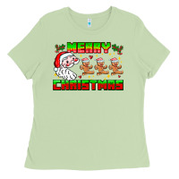 Matcha Merry Christmas Ladies Tee - CowhideDigitalArt