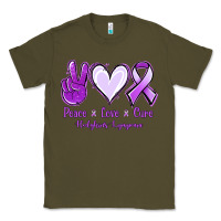 Army Green Peace Love Cure Odgkins Lympoma Classic Tee - Jasminsmagicworld