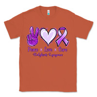 Copper Peace Love Cure Odgkins Lympoma Classic Tee - Jasminsmagicworld