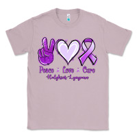 Lilac Peace Love Cure Odgkins Lympoma Classic Tee - Jasminsmagicworld