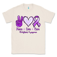 Natural Peace Love Cure Odgkins Lympoma Classic Tee - Jasminsmagicworld