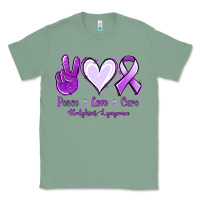 Sage Peace Love Cure Odgkins Lympoma Classic Tee - Jasminsmagicworld