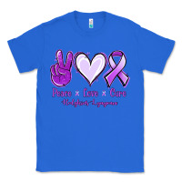 True Royal Peace Love Cure Odgkins Lympoma Classic Tee - Jasminsmagicworld