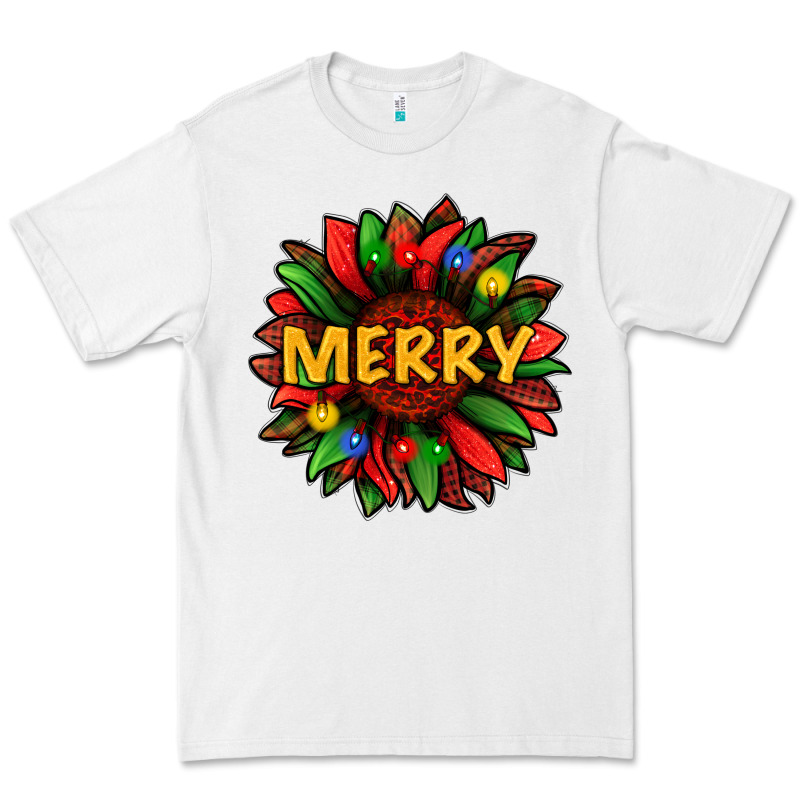 Merry Christmas With Light Sunflower Bbs Premium Tee by BundleAndBundleShop | Teevron