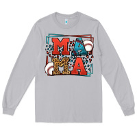 Moon Dust leopard baseball mama Mother's Day Long Sleeve Tee - LillyAllenDesigns
