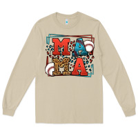 Mushroom leopard baseball mama Mother's Day Long Sleeve Tee - LillyAllenDesigns