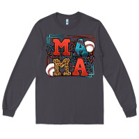Smoke leopard baseball mama Mother's Day Long Sleeve Tee - LillyAllenDesigns