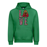 Emerald Love Lady Of Guadalupe Urban Hoodie - Jasminsmagicworld