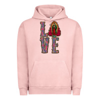 Pigment Salmon Love Lady Of Guadalupe Urban Hoodie - Jasminsmagicworld