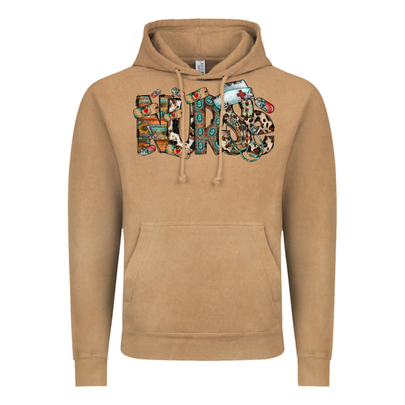 Nurse Western Vintage Hoodie by RacoonDesign | Teevron