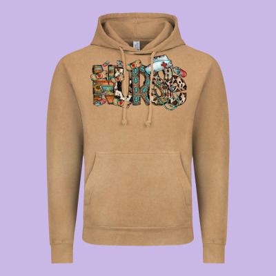 Nurse Western Vintage Hoodie Designed By Racoondesign