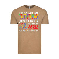 Vintage Coffee LIL Autism Mom Vintage Tee - CowhideDigitalArt