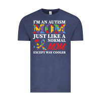 Vintage Denim LIL Autism Mom Vintage Tee - CowhideDigitalArt
