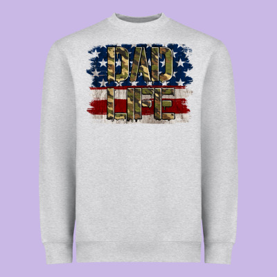 Dad Life Heavyweight Sweatshirt Designed By Jasminsmagicworld