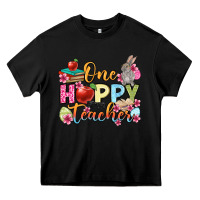 Black Easter Day One hoppy Teacher Heavy Core Tee - OliviaCreatesArt
